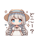 ゆるふわワンピース女子の日常 02（個別スタンプ：32）