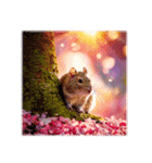 さくら日和の動物たち（個別スタンプ：2）