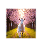 さくら日和の動物たち（個別スタンプ：7）