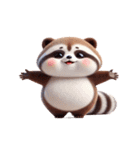 日本のアライグマ犬 やる気ゼロ（個別スタンプ：5）