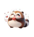 日本のアライグマ犬 やる気ゼロ（個別スタンプ：19）