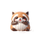 日本のアライグマ犬 やる気ゼロ（個別スタンプ：21）