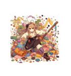 手芸少女2（個別スタンプ：1）