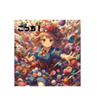 手芸少女2（個別スタンプ：6）