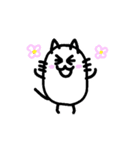 楽にかいた猫（個別スタンプ：1）