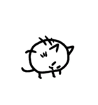 楽にかいた猫（個別スタンプ：2）