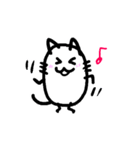 楽にかいた猫（個別スタンプ：5）