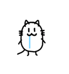 楽にかいた猫（個別スタンプ：11）