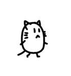 楽にかいた猫（個別スタンプ：13）