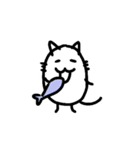 楽にかいた猫（個別スタンプ：14）