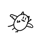 楽にかいた猫（個別スタンプ：16）