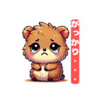 くわらびあいさつスタンプ（個別スタンプ：15）
