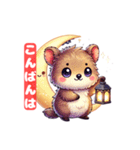 くわらびあいさつスタンプ（個別スタンプ：18）