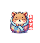 くわらびあいさつスタンプ（個別スタンプ：19）