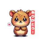 くわらびあいさつスタンプ（個別スタンプ：23）