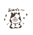 ゆるいもーもーすたんぷ 2（個別スタンプ：8）