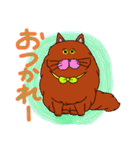 毎日会いたい おしゃべりなネコたち2（個別スタンプ：3）