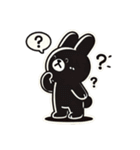 ウサギに肉球はありません（個別スタンプ：9）