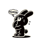 ウサギに肉球はありません（個別スタンプ：10）