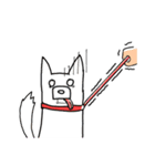 さんぽの最中に会話を楽しむ柴犬（個別スタンプ：15）