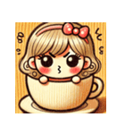 カップdeガール（個別スタンプ：7）