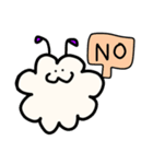 ゆるい雲の生き物（個別スタンプ：9）