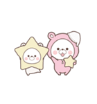 【素材】動く♪くまのおうちの春（個別スタンプ：3）
