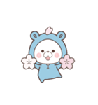 【素材】動く♪くまのおうちの春（個別スタンプ：6）