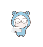 【素材】動く♪くまのおうちの春（個別スタンプ：13）