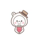 【素材】動く♪くまのおうちの春（個別スタンプ：16）