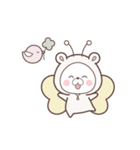【素材】動く♪くまのおうちの春（個別スタンプ：17）