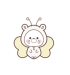 【素材】動く♪くまのおうちの春（個別スタンプ：18）