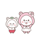 【素材】動く♪くまのおうちの春（個別スタンプ：20）