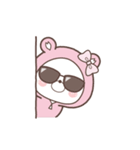 【素材】動く♪くまのおうちの春（個別スタンプ：21）