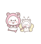 【素材】動く♪くまのおうちの春（個別スタンプ：22）