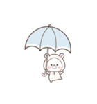 【素材】動く♪くまのおうちの春（個別スタンプ：24）