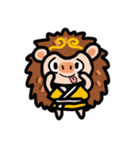 知的な笑顔-8-302（個別スタンプ：4）