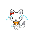 狐とほっきょくぎつね（個別スタンプ：7）