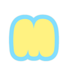 カラフル♡アルファベット＆数字（個別スタンプ：13）