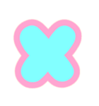 カラフル♡アルファベット＆数字（個別スタンプ：24）
