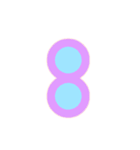 カラフル♡アルファベット＆数字（個別スタンプ：39）