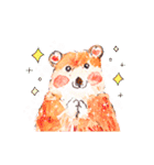 キラキラ動く♪水彩スタンプ（個別スタンプ：12）