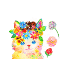 キラキラ動く♪水彩スタンプ（個別スタンプ：16）