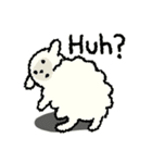 かわいい子羊 - 英語（個別スタンプ：9）