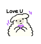 かわいい子羊 - 英語（個別スタンプ：15）