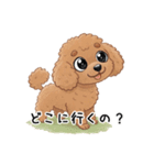トイプーお気軽メッセージ 1（個別スタンプ：35）