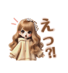 毎日使えるゆるふわギャル♡(時々くまさん)（個別スタンプ：16）