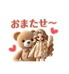 毎日使えるゆるふわギャル♡(時々くまさん)（個別スタンプ：19）