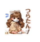 毎日使えるゆるふわギャル♡(時々くまさん)（個別スタンプ：21）