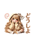 毎日使えるゆるふわギャル♡(時々くまさん)（個別スタンプ：26）